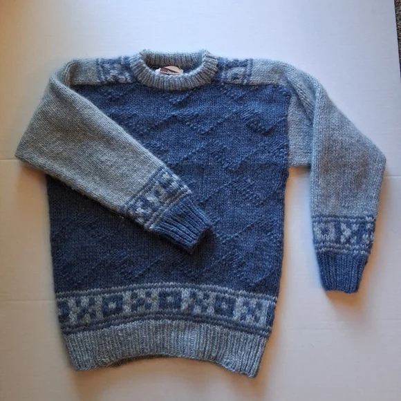 Vintage Icelandic Wool Sweater Samband Of Iceland Sz S-M - Picture 1 of 6